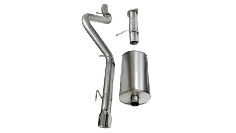 3.0in. Cat-Back Single Rear Exit with Single 4.0in. Polished Pro-Series Tip - 14256