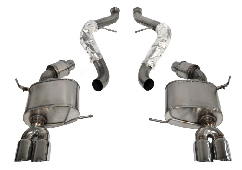 Corsa 08-12 BMW M3 Convertible E93 Polished Sport Cat-Back Exhaust - 14568