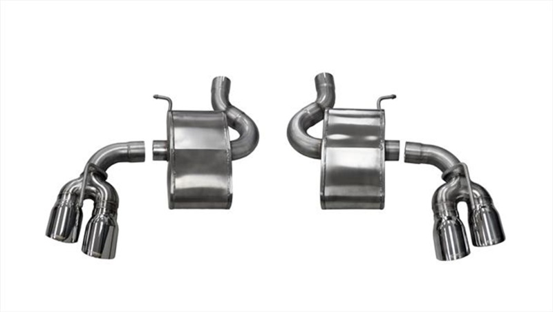 2.75in. Axle-Back Dual Rear Exit with Twin 4.0in. Polished Pro-Series Tips - 14786