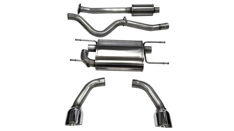 Corsa 12-14 Scion FRS / Subaru BRZ Polished Sport Cat-Back Exhaust - 14864