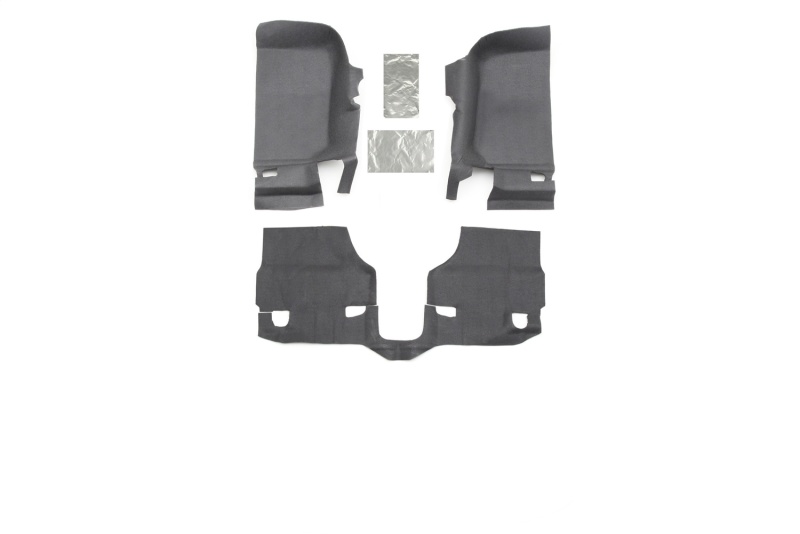 JEEP BEDTRED 11-18 JK 2DR FRONT 3PC FLOOR KIT (INCLUDES HEAT SHIELDS) - BTJK11F2