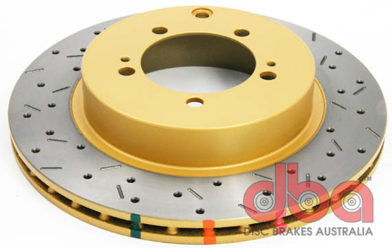 DBA 03-05 Evo 8/9 Rear Drilled & Slotted 4000 Series Rotor - 4419XS