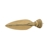 Short Spear Finial 2 in. Scale