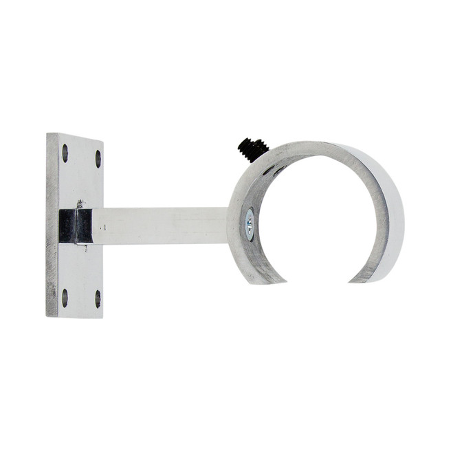 Monaco Zip Bracket Polished Aluminum 2 in. Scale