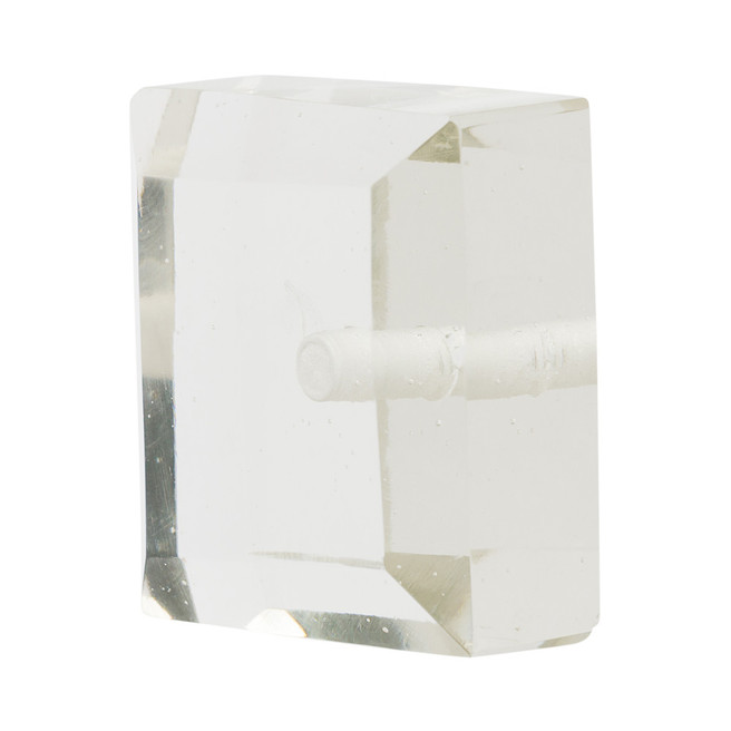 Beveled Glass Square Finial 2 in. Scale