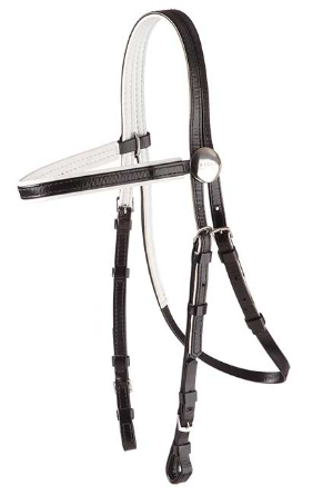 ZILCO  Stainless Steel Race Bridles - Assorted Colors - White Trim