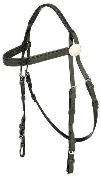 ZILCO Rosette Race Bridle - Black