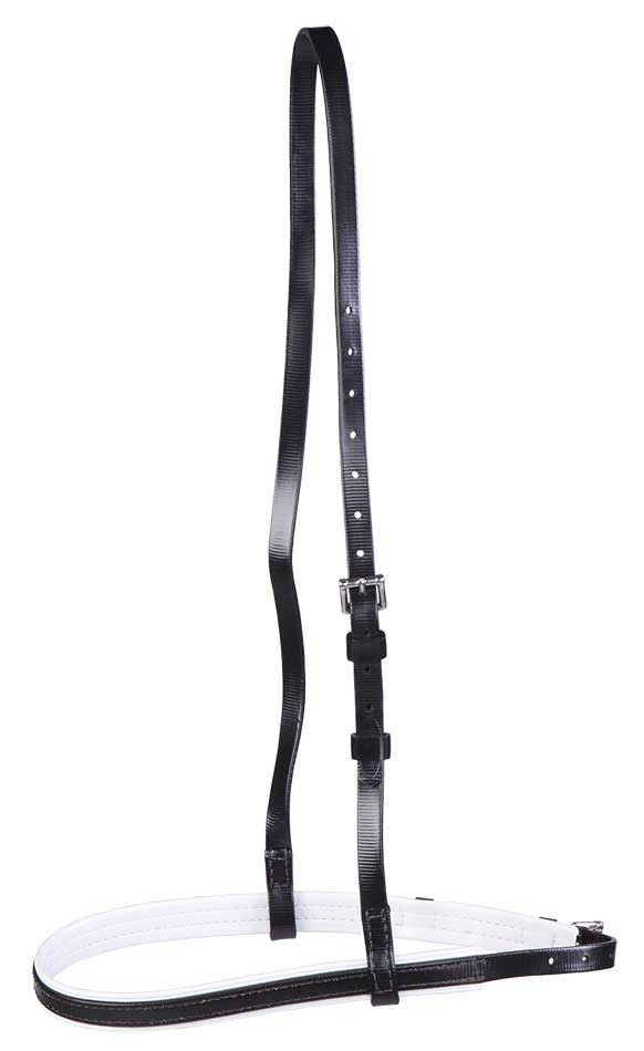 Zilco Race Cavesson Noseband - White Trim