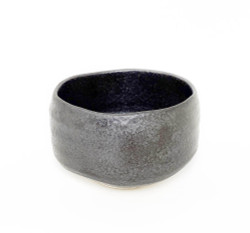 This chawan has a sponged glaze with a metallic matte finish, a contemporary play on your traditional matcha bowl. Your verdant matcha is sure to glow against this backdrop. This chawan has a sponged glaze with a metallic matte finish, a contemporary play on your traditional matcha bowl. Your verdant matcha is sure to glow against this backdrop.