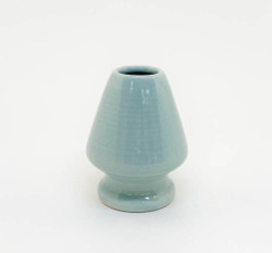 The match made in heaven for the bamboo whisk, this ceramic stand or kusenaoshi is in perfect shape to keep the thines of your chasen whisk perfectly shaped and spread out to froth your everyday Matcha. The match made in heaven for the bamboo whisk, this ceramic stand or kusenaoshi is in perfect shape to keep the thines of your chasen whisk perfectly shaped and spread out to froth your everyday Matcha.