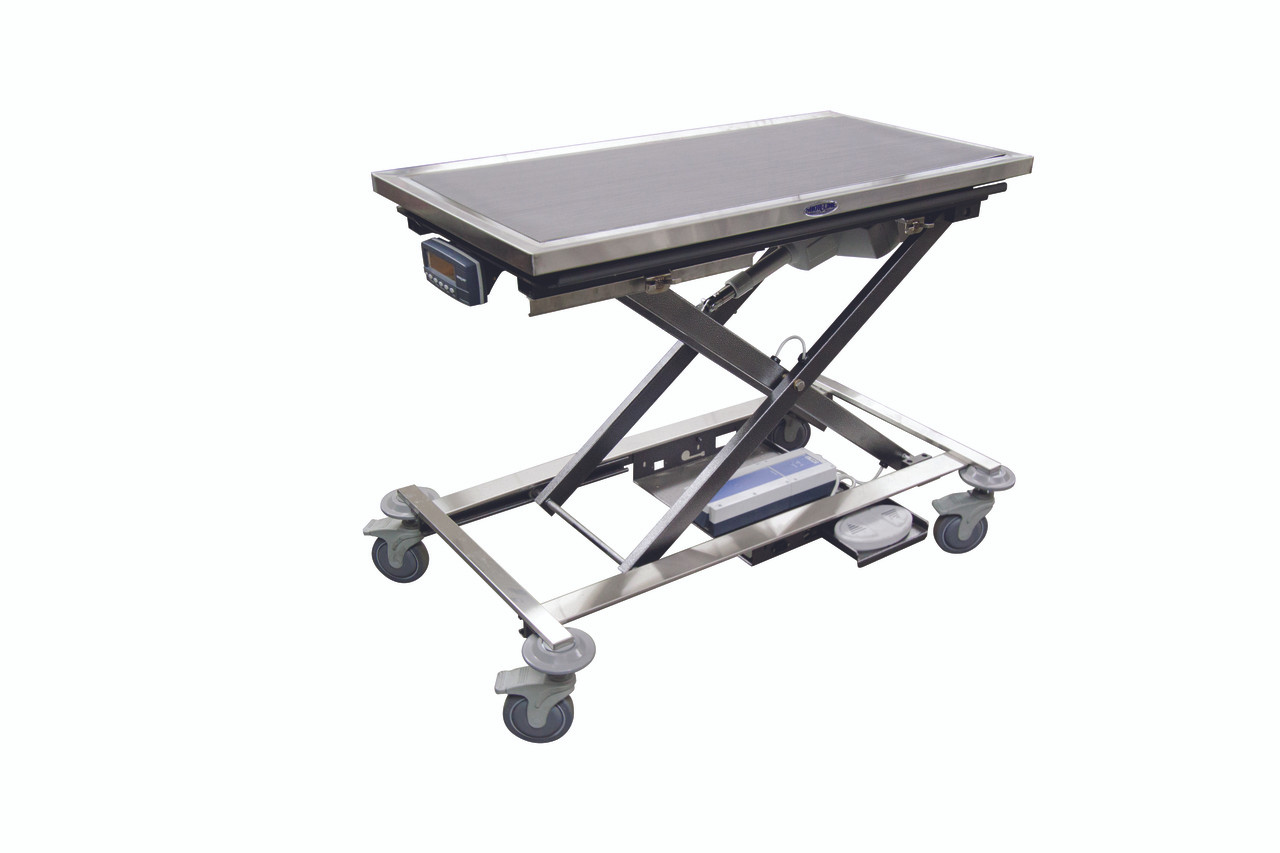 Mobile Animal Lift Table Malt With K9 W8 Scale Shor Line