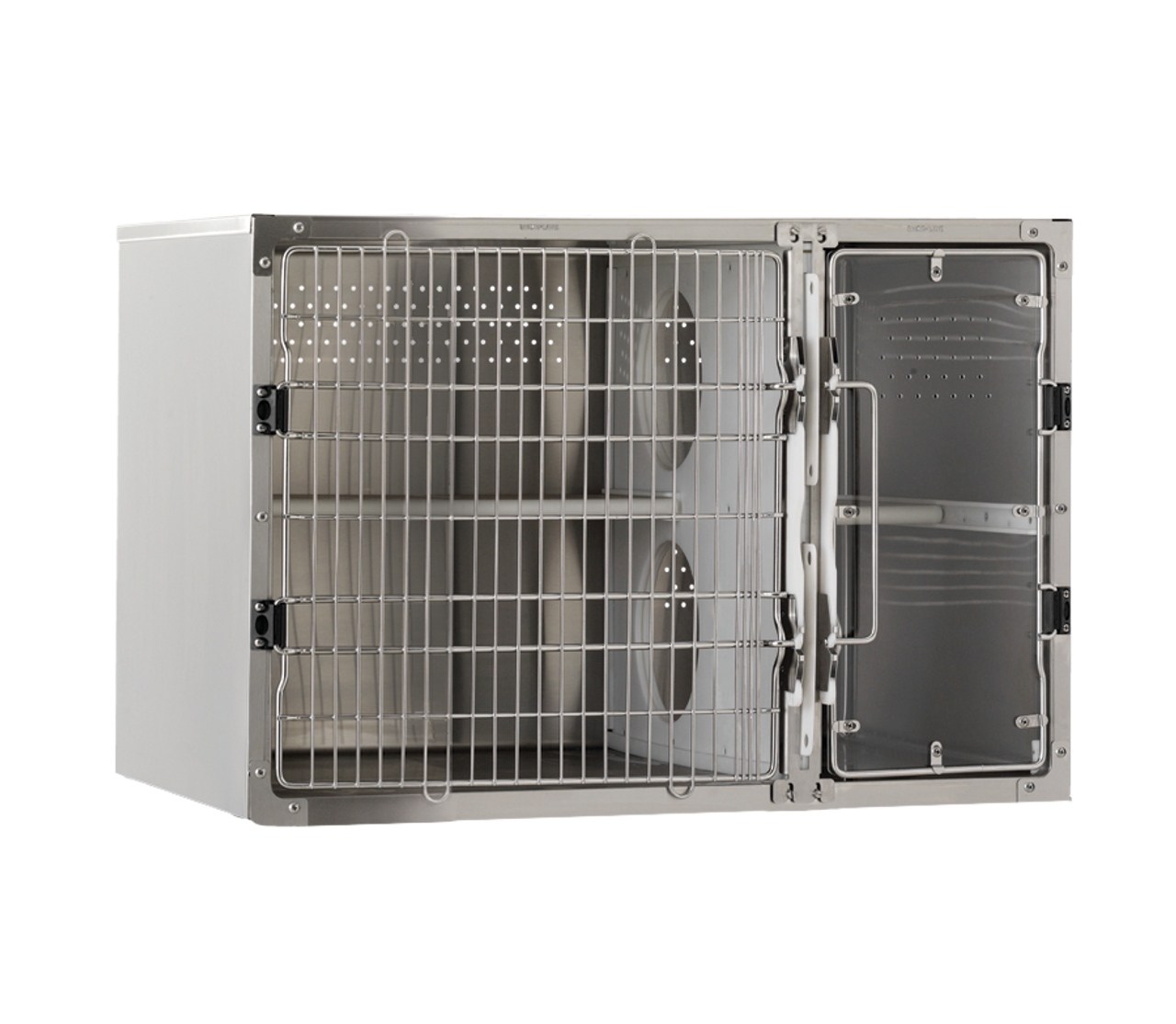 Stainless steel cat kennels clearance