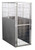 Shor-Line Single Kennel on concrete