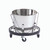 Stainless Steel Pail With Casters