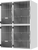 3½’ WIDE CAT SUITE, OPTION A, NO PLATFORM
2- 24”W x 30”H Tri-Door Main Units
2-18”W x 30”H Litters, includes pass throughs

923.0038.10