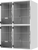3½’ WIDE CAT SUITE, OPTION A, NO PLATFORM
2- 24”W x 30” Grill Door Main Units
2-18”W x 30”H Litters, includes pass throughs

923.0038.10B