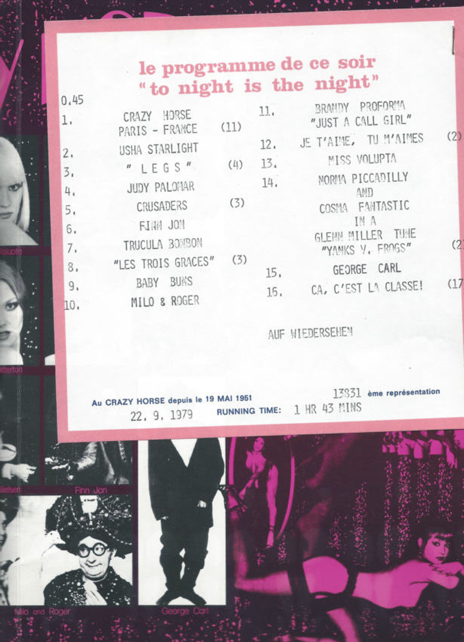 Crazy Horse De Paris Dance