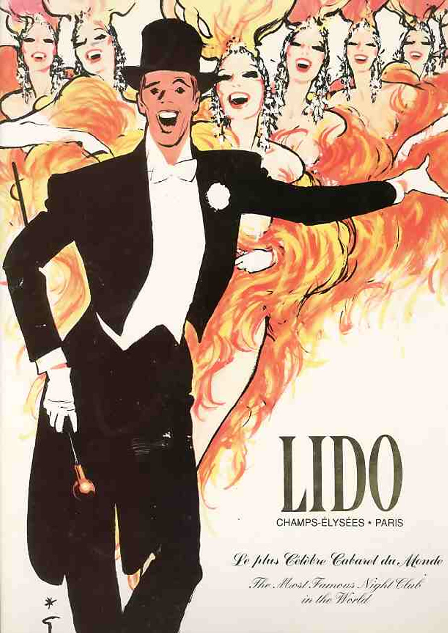 Art Prints & Posters - Lido Cabaret - Paris, France - Bravissimo