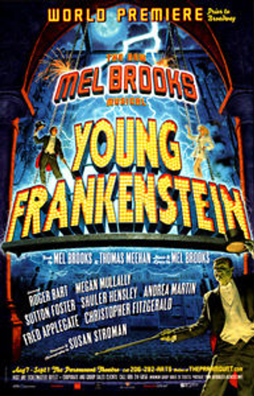 young frankenstein broadway poster