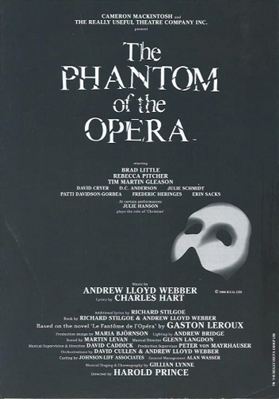 邦楽 The Great History of Opera vol.9 The Phantom Of The Opera Exclusive CD Set Hong Kong 2006