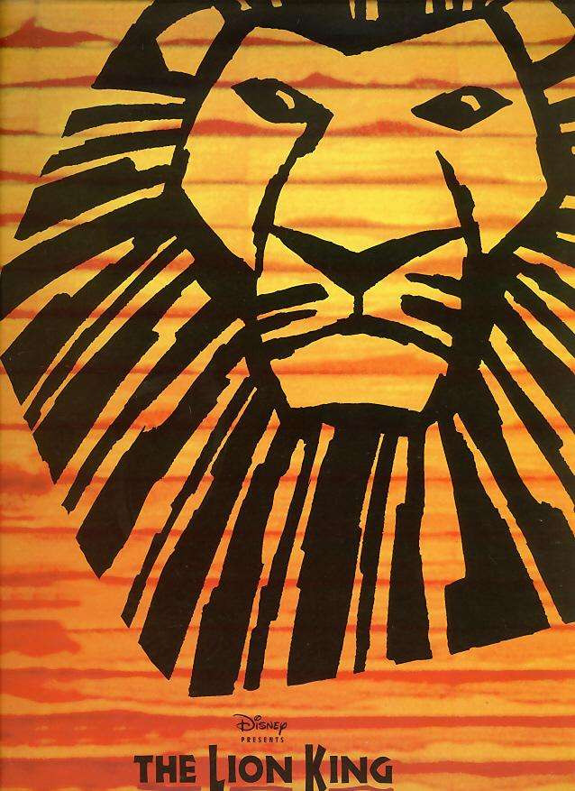 The Lion King Program West End 2000