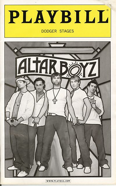 その他 ALTAR BOYZ CD Altar Boyz July 2005 Playbill Ryan Duncan Andy Karl