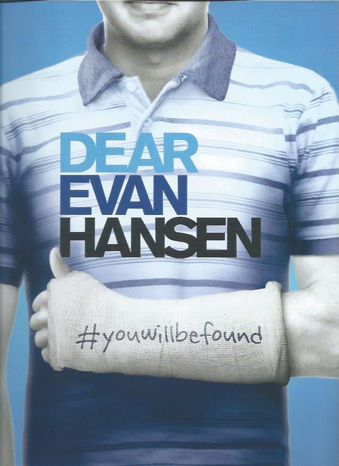 Souvenir Brochure OBC - Ben Platt, Laura Dreyfuss, Rachel Bay Jones
All his life Evan Hansen has felt invisible. To his peers, to the girl he loves, sometimes even to his own mother. But that was before he wrote the letter – that led to the incident- that started the lie – that ignited a movement – that inspired a community – and changed Evan’s status from the ultimate outsider into the somebody everyone wants to know. But how long can Evan keep his secret? And at what price?