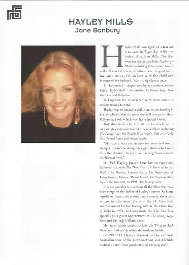 Fallen Angels, by Noel Coward's, Hayley Mills, Juliet Mills, Julie Godfrey, Edmund, Paul Bertram, Christian Manon