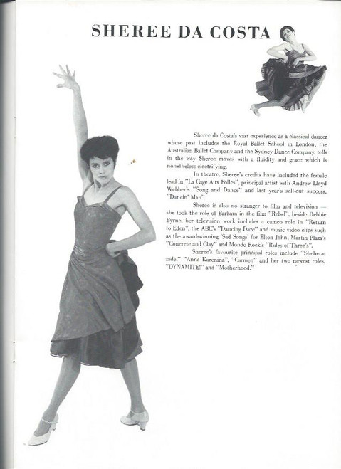 Dynamite (Musical and Dance) David Atkins, Tina Arena, Sheree Da Costa, Souvenir Brochure 1990, full of Great Pictures