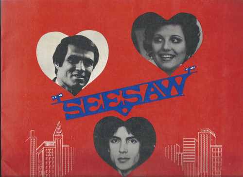 Seesaw (Musical) John Gavin, Lucie Arnaz, Tommy Tune  - Shubert Theatre Souvenir Brochure Broadway 1973 includes Playbill