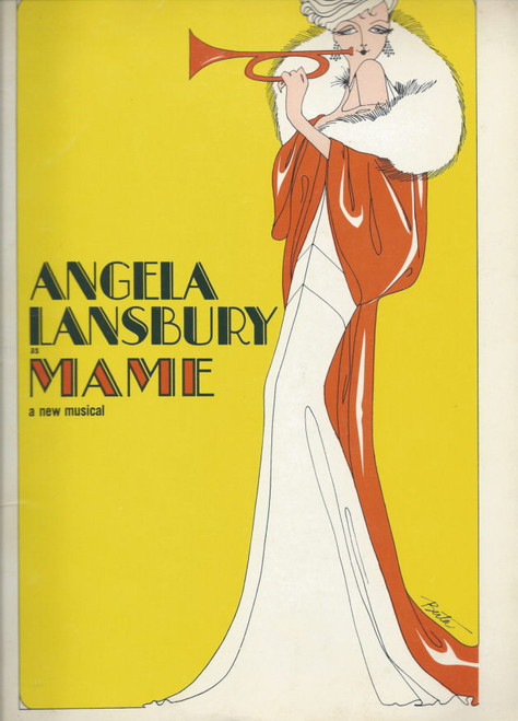 Mame (Musical) Angela Lansbury, Beatrice Arthur, Jane Connell, Willard Waterman Broadway Souvenir Brochure 1966
