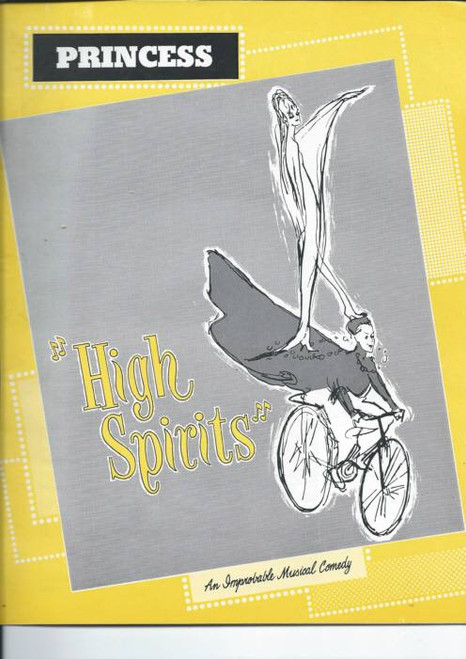 High Spirits  (Musical), Stuart Wagstaff,Dorothy Bradley,Amanda Fox,Lynette Flanagan, 1966 Australian Production Souvenir Brochure Size 225 x 280 mm (Soft Cover)