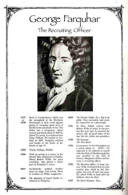 The Recruiting Officer (Play), Neil Fitzpatrick, Kurt Geyer, Philip Holder, Robert Menzies, 1989 Melbourne Theatre Company Australia