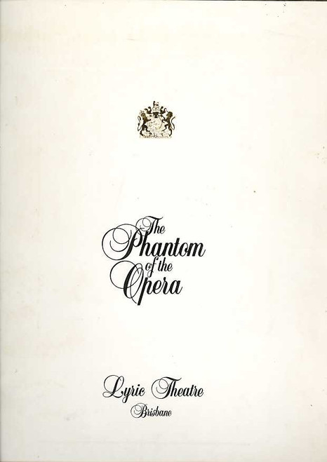 The Phantom of the Opera (Musical), Rob Guest, Danielle Everett, John Bowles, 1996 Australian Production Brisbane (1)