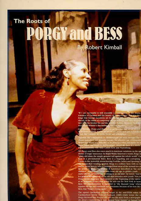 Porgy and Bess (Opera Musical), Stephen Finch, Brian R Gibson, Alvy Powell, Samuel Stevenson, 1997 Australian  Production