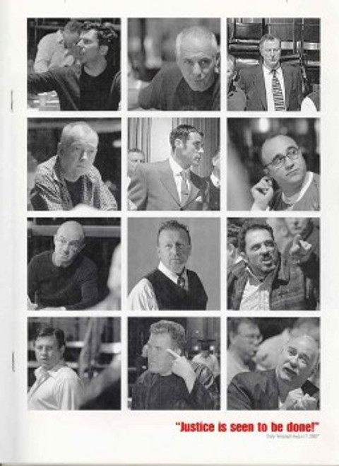 12 Angry Men (Play) Rob Meldrum, Shane Bourne, George Kapiniaris - 2004 Australian Production, Twelve Angry Men is a play by Reginald Rose