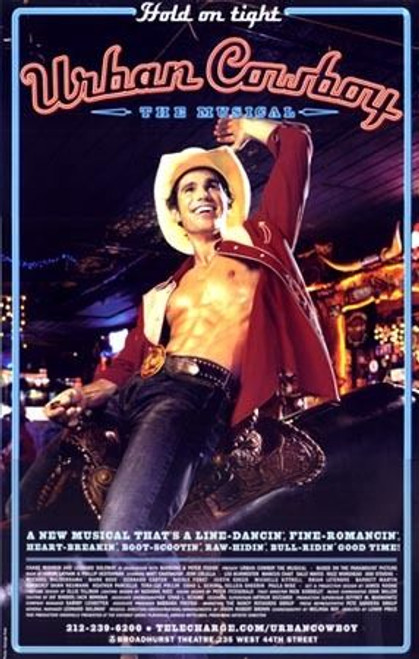 Urban Cowboy (Musical) Poster, Matt Cavenaugh, Jenn Colella (2003), Poster / Window Card