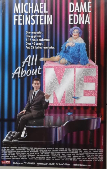 All About Me - Dame Edna (Comedy), Barry Humphries,Michael Feinstein, - Window Card Poster