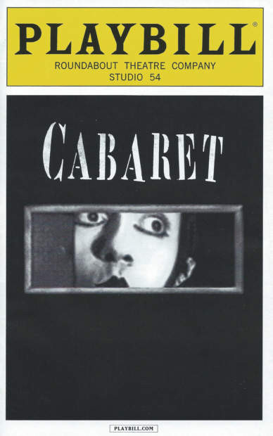 Cabaret (Sept 2014), Alan Cummings – Michelle Williams, Cabaret is a musical with a book by Joe Masteroff, music by John Kander and lyrics by Fred Ebb