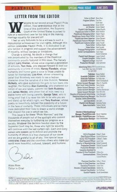 Guards at the Taj by Rajiv Joseph, Pride Playbill June 2015 Linda Gross Theater, Omar Metwally, Arian Moayed, Taj Playbill Guards at the Taj by Rajiv Joseph, Pride Playbill June 2015 Linda Gross Theater, Omar Metwally, Arian Moayed, Taj Playbill