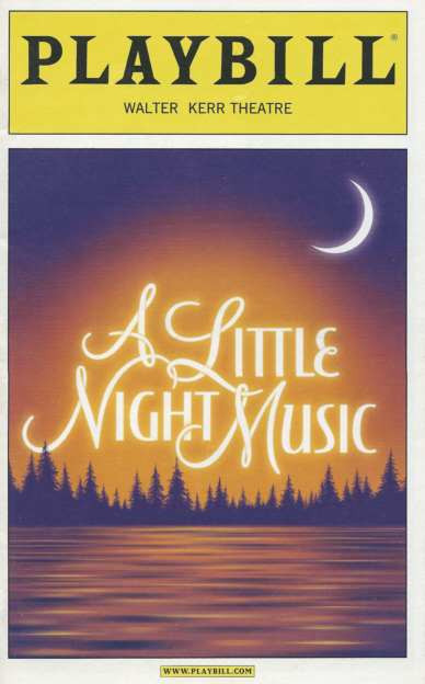 A Little Night Music Nov 2009 Playbill Catherine Zeta-Jones