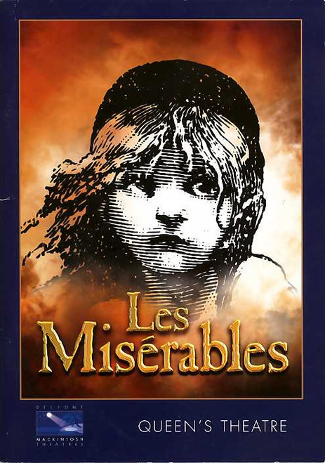 Les Miserables Musical, David Shannon, Earl Carpenter, Gavin James, Richard Woodford 2005, Queens Theatre London UK