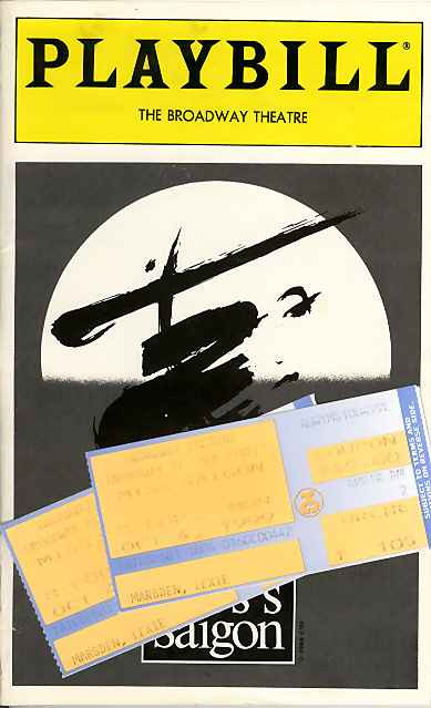Miss Saigon (Musical), Luoyong Wang, Deedee Lynn Magno, Kristine Remigio, Charlene Carabeo - 1999 Broadway Production