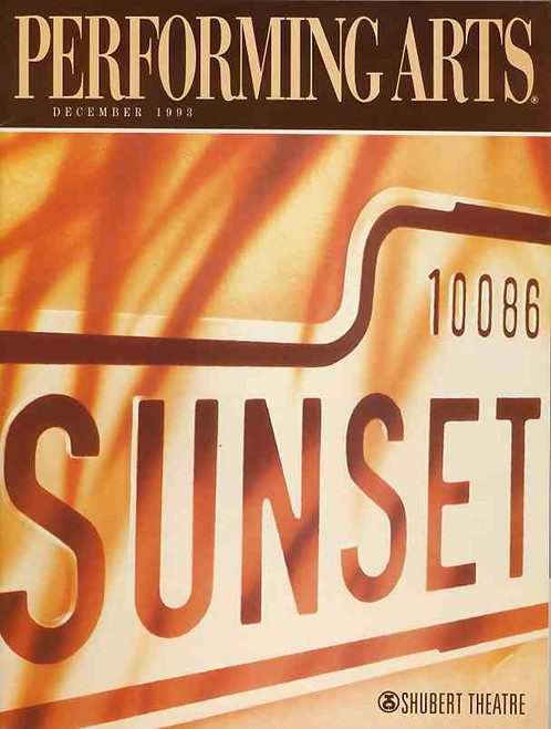 Sunset Boulevard (Musical), Glenn Close, Alan Campbell, Jundy Kuhn, George Hearn, 1993 Los Angeles Production, Alan Oppenheimer, Vincent Tumeo, Sandra Allen, Anastasia Barzee, Susan Dawn Carson.