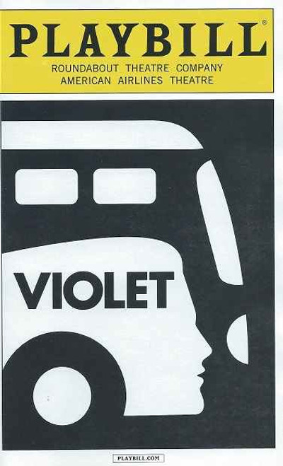 Violet (Musical) Playbill May 2014, Sutton Foster, Colin Donnell, Alexander Gemignani, Joshua Henry, Ben Davis, Annie Golden, Emerson Steele, Austin Lesch, Anastacia McCleskey, Charlie Pollock, Rema Webb, Jacob Keith Watson, Virginia Ann Woodruff, Haven Burton, Emma Howard, Azudi Onyejekwe