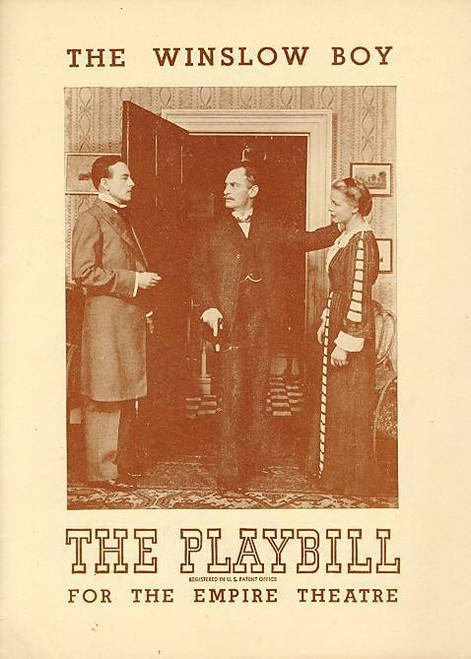 The Winslow Boys - 1948 (Play), Michael Newell, Betty Sinclair, Madge Compton -  Empire Theatre