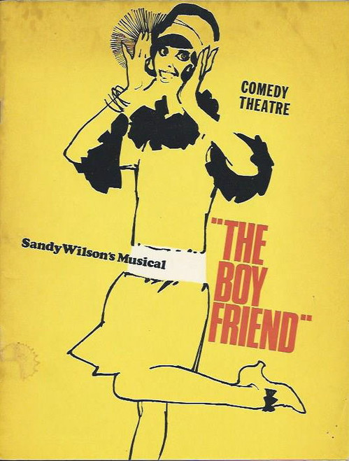 The Boy Friend (Musical), Deidre Rubenstein, Laurel Veitch, Julie Day, Gloria Scott, Rosalie Howard, Kathy Read, Rod Anderson, Graeme Coombs, Michael Staniforth, Susan Swinford, John Paramor, Ric Hutton, Doug Kingsman, Frank Lloyd, Queenie Ashton, Graeme Watson, Brian Barrie, Wayne Godfrey, Pauline Garrick, Cheryl Ridley, Robina Beard,  Australian Production, Melbourne Season 1969 at the Comedy Theatre