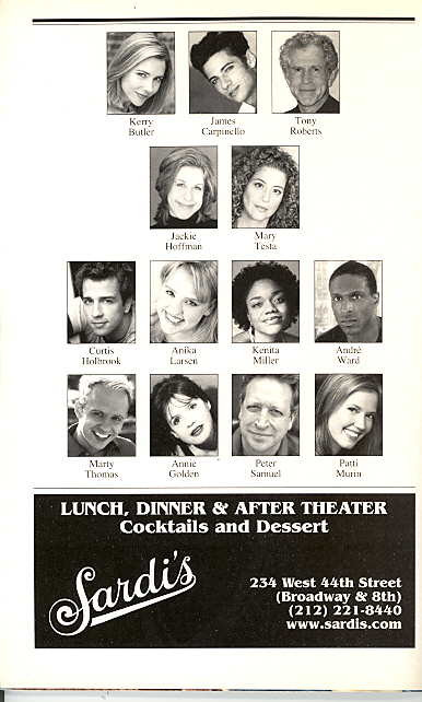 Xanadu (Musical), Playbill, 10th July 2007 Kerry Butler, James Carpinello, Tony Roberts - Helen Hayes Theatre