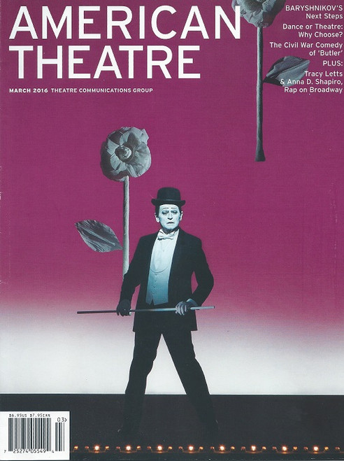 American Theatre Magazine, March 2016 Theatre Communications Group
Theatre Communications Group (TCG) is a non-profit service organization headquartered in New York City that promotes professional non-profit theatre in the United States.
The organization also publishes American Theatre magazine and ARTSEARCH, a theatrical employment bulletin, as well as trade editions of theatrical scripts.