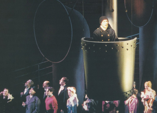 Titanic the Musical - USA Tour 1999, Cast 2, Titanic is a musical with music and lyrics by Maury Yeston and a book by Peter Stone that opened on Broadway in 1997. It won five Tony Awards including the award for Best Musical. 